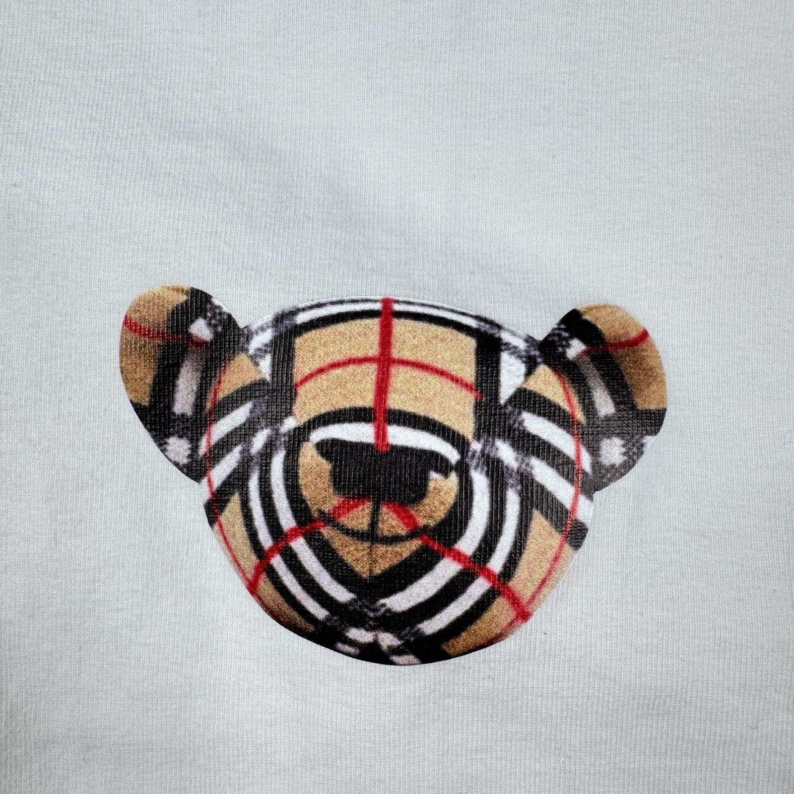 Burberry London Thomas Bear Long Sleeve T-Shirt Men's 2XL* White Graphic Luxury thumbnail 14