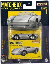 Brand new unopened silver 2021 Matchbox Collectors #8/20 Porsche 550 Spyder