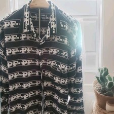 Phat Farm Denim Co Vintage Button Shirt Sz XxLarge Men s Long Sleeve All Over