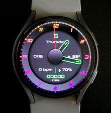 Samsung Galaxy Watch6 SM-R940 44mm Aluminum Case with Sport Band - Silver...