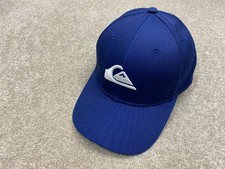 Quiksilver Baseball Cap Embroidered Logo Adult Adjustable One Size Blue