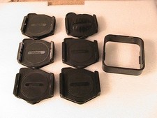 6 Cokin lens filter holders, no lens rings, one hood fits 5 holders
