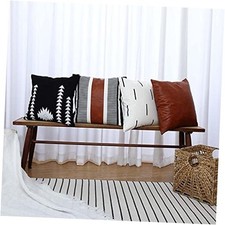 Decorative Boho Pillow Covers for Couch Set of 18" x 18" Pack of 4 Geometry