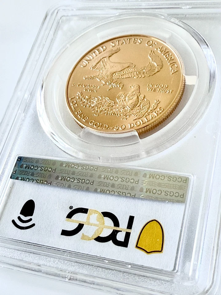 USA – 2007 – American Eagle Burnished – 50 US Dollar – 1oz Gold – PCGS SP70 - Bild 2 von 4