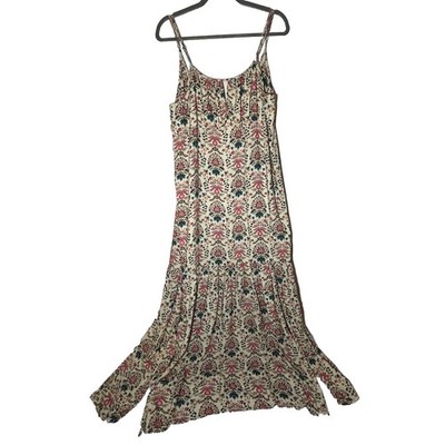 Natural Life Size XL Chase Your Dreams Floral Maxi Dress Adjustable Strap Beachy