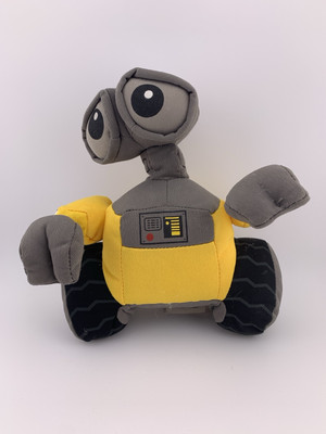 Wall-E Plush Disney Store Exclusive 6.5 Yellow Pixar Robot Stuffed Plush Toy