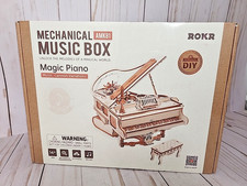 ROKR MECHANICAL MUSIC BOX MAGIC PIANO 3D PUZZLE MODEL AMK81  NEW IN SEALED BOX