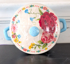 The Pioneer Woman Sweet Rose Mini Round Casserole Dish w/ Lid 14.4 oz