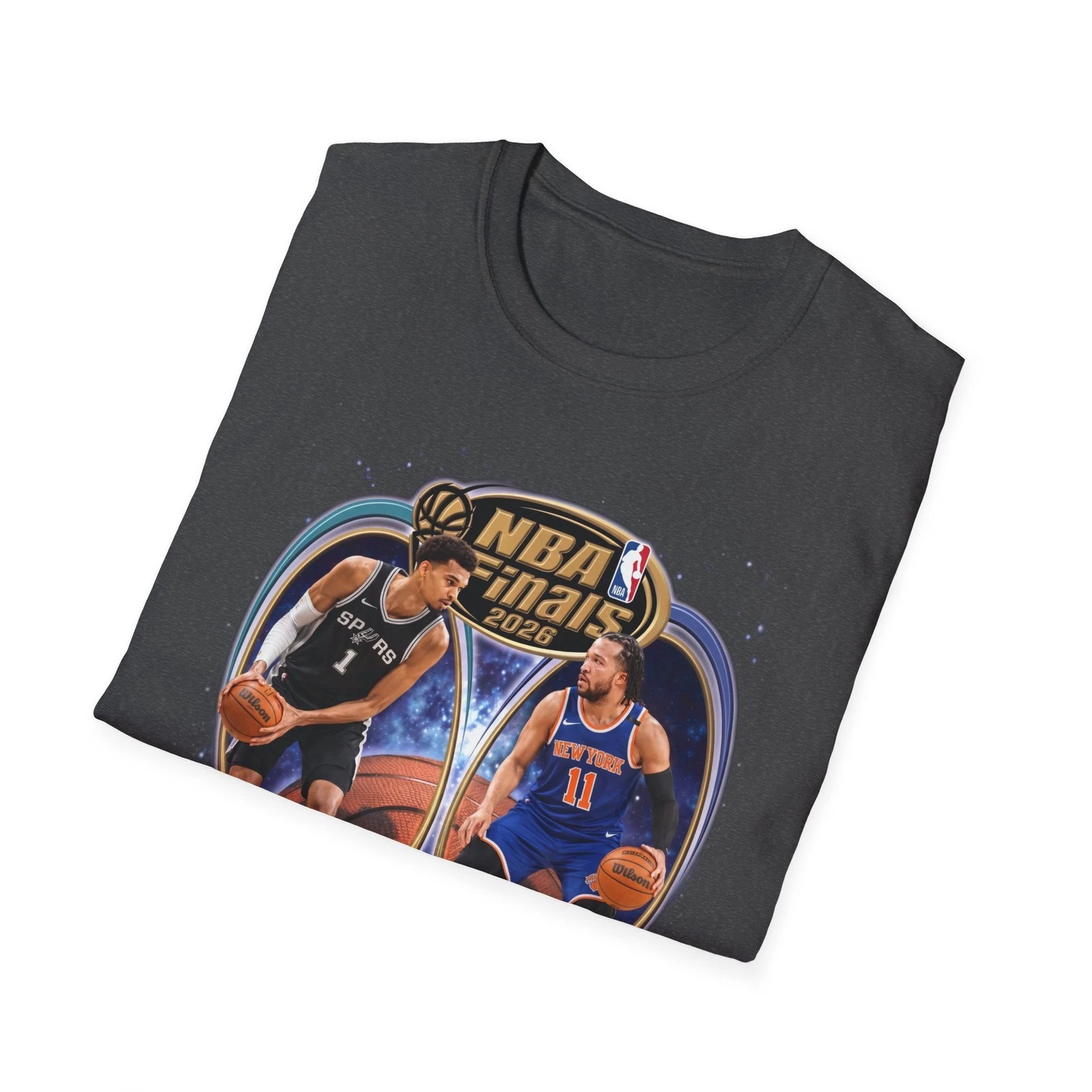 Jalen Brunson vs Wemby New York vs San Antonio Finals Vintage Graphic T Shirt
Opens in a new window 