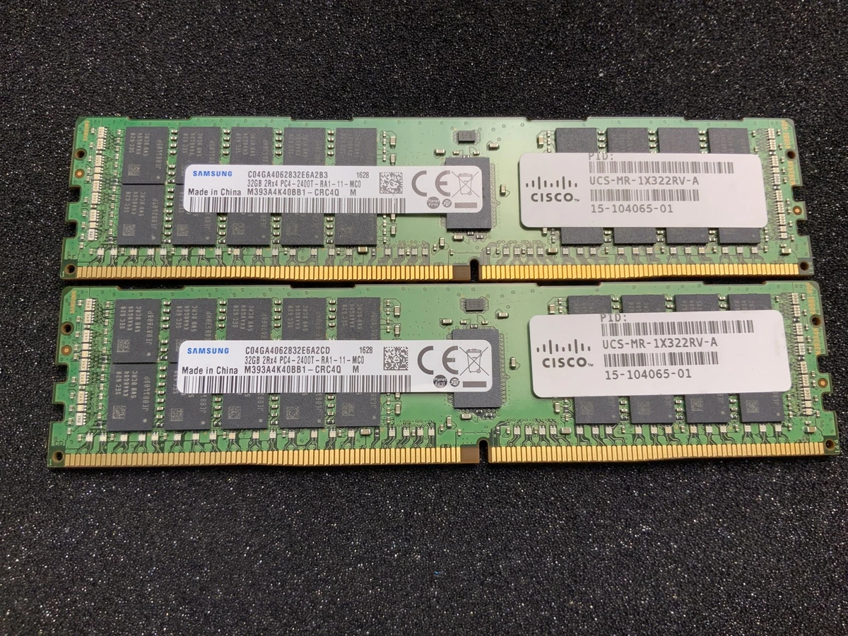 PC4-19200 (DDR4-2400) Bus Speed Server RAM 32 GB Capacity per