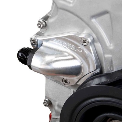 T7Design K20 K24 Timing Chain Tensioner Cover AN10 Turbo Oil Drain RAW