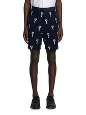 NWT Thom Browne Lobster Corduroy Shorts Size 3 - Large Navy White Lobster