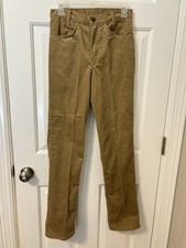 Levi's 719 Vintage 70s/80's Straight Leg Tan Corduroy Pants Student Fit 27x31