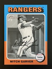 2024 Topps Heritage #19 Mitch Garver Black and White Image Variation SP