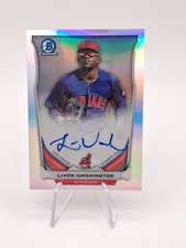 2014 Bowman Chrome Refractor #BCAP-LW LeVon Washington AUTO /500