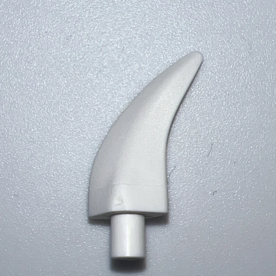 Piezas Lego 200 ~ Parrota Blanca / Garra / Cuerno / Diente - Mediano ~ Nº 87747 Foto 3 de 4