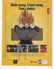 Dragon Ball Z: Budokai Magazine Print Ad from...