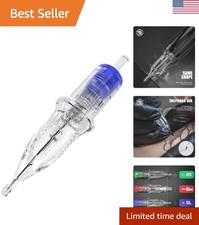 Extreme Tattoo Needles - 20PCS Disposable Round Liner Cartridges 1201RL Profe...