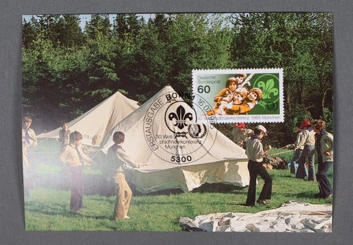 MayfairStamps Germany FDC 1985 World Boy Scout Conference Munchen First Day Cove