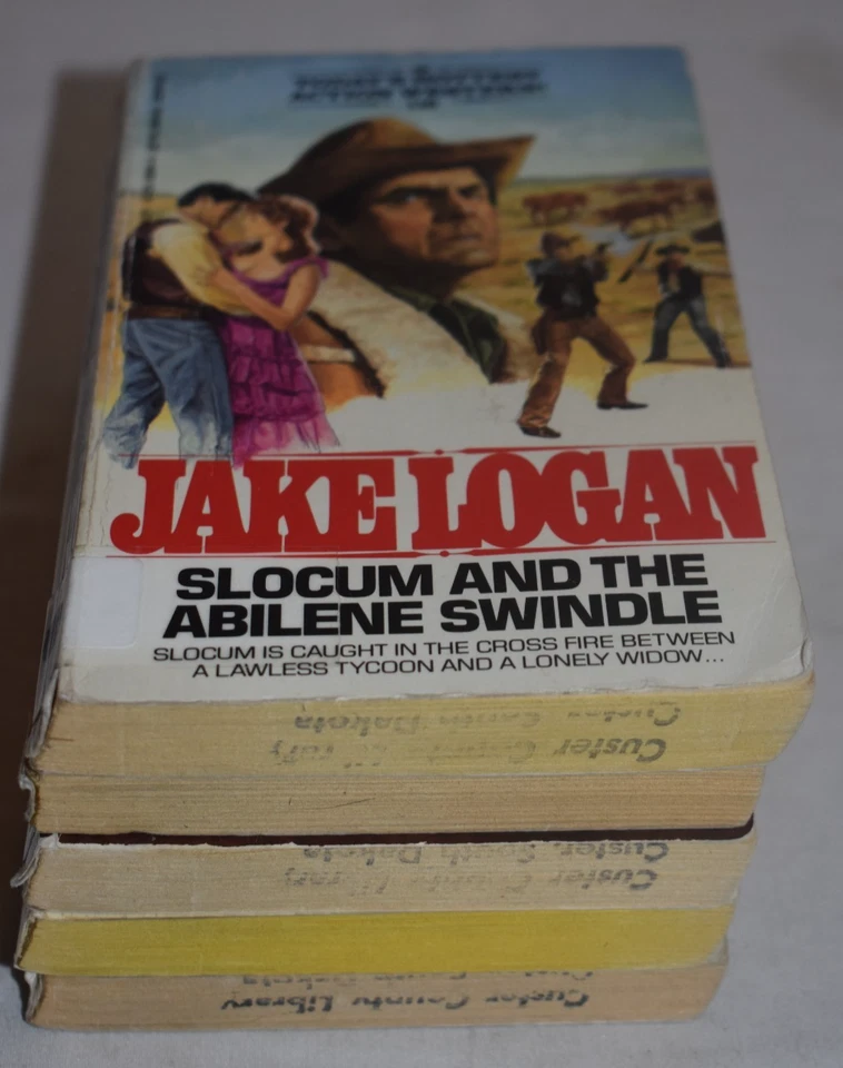 Jake Logan Slocum Western Novels Lot of 5 Paperback Berkley Books - Imagem 4 de 4