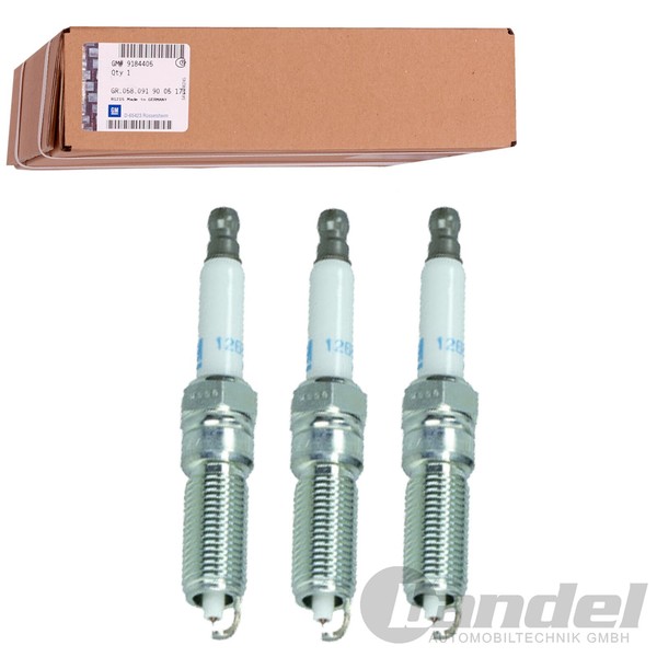 3X Original Opel ZÜNdkerze Passend FüR 1.0 1.2 Astra K Adam Corsa E Karl-image