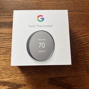 Google Nest Thermostat Charcoal New In A Box