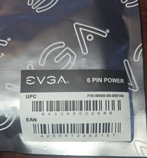  2 EVGA 6 Pin Power  DVI to VGA adapter