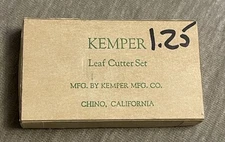 Vintage Kemper Leaf Cutter Set of 4 Original Box and Instructions