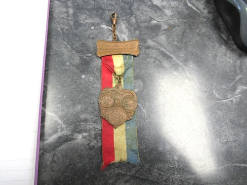 GAR Grand Army of Republic Souvenir 1907 Encampment Saratoga Springs NY Medal