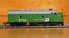 Bachmann Burlington Northern Diesel Locomotive Tested Running Good Cond HO Scale