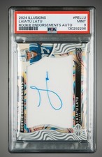 Laiatu Latu Autograph/199 (AU, RC) 2024 Panini Illusions - Rookie Endorsements 