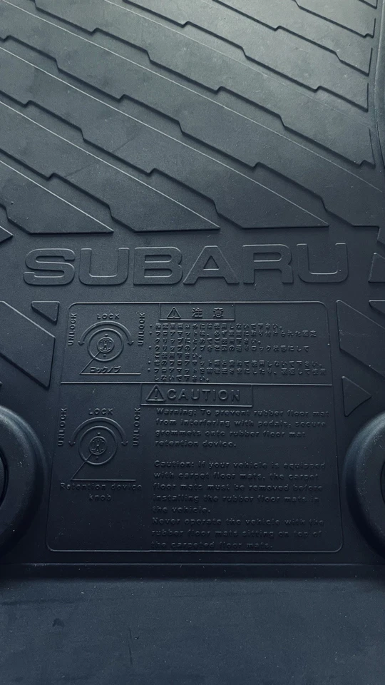 Genuine Subaru Outback - Liberty And Legacy Rubber Floor Mats Set Of 5 2015-2021 - image 2 of 4