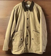Orvis Mens Canvas Barn Chore Coat 2XL Insulated Quilted Lining