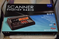 Bran New NOS Whistler-Ws1025 Analog Desktop FM Radio Scanner Backlit 300 Chan...