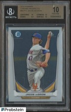 2014 Bowman Chrome Prospects Jacob DeGrom Mets RC Rookie BGS 10 PRISTINE