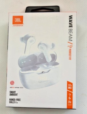 JBL Wave Beam In-Ear Bluetooth Kopfhörer Weiß Kabellos TWS OVP Neu