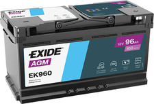 Exide EK960 AGM 96Ah Autobatterie 595 901 085