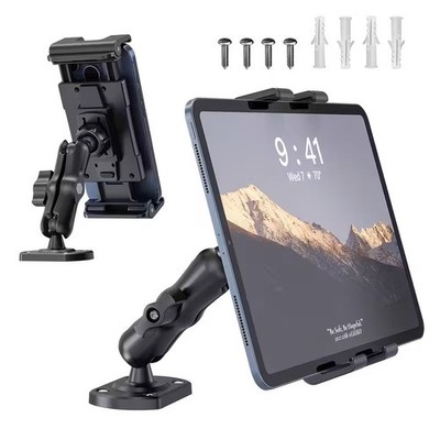 Heavy Duty Tablet Mount Drill Base Semi Truck Dash 360° iPad GPS ELD