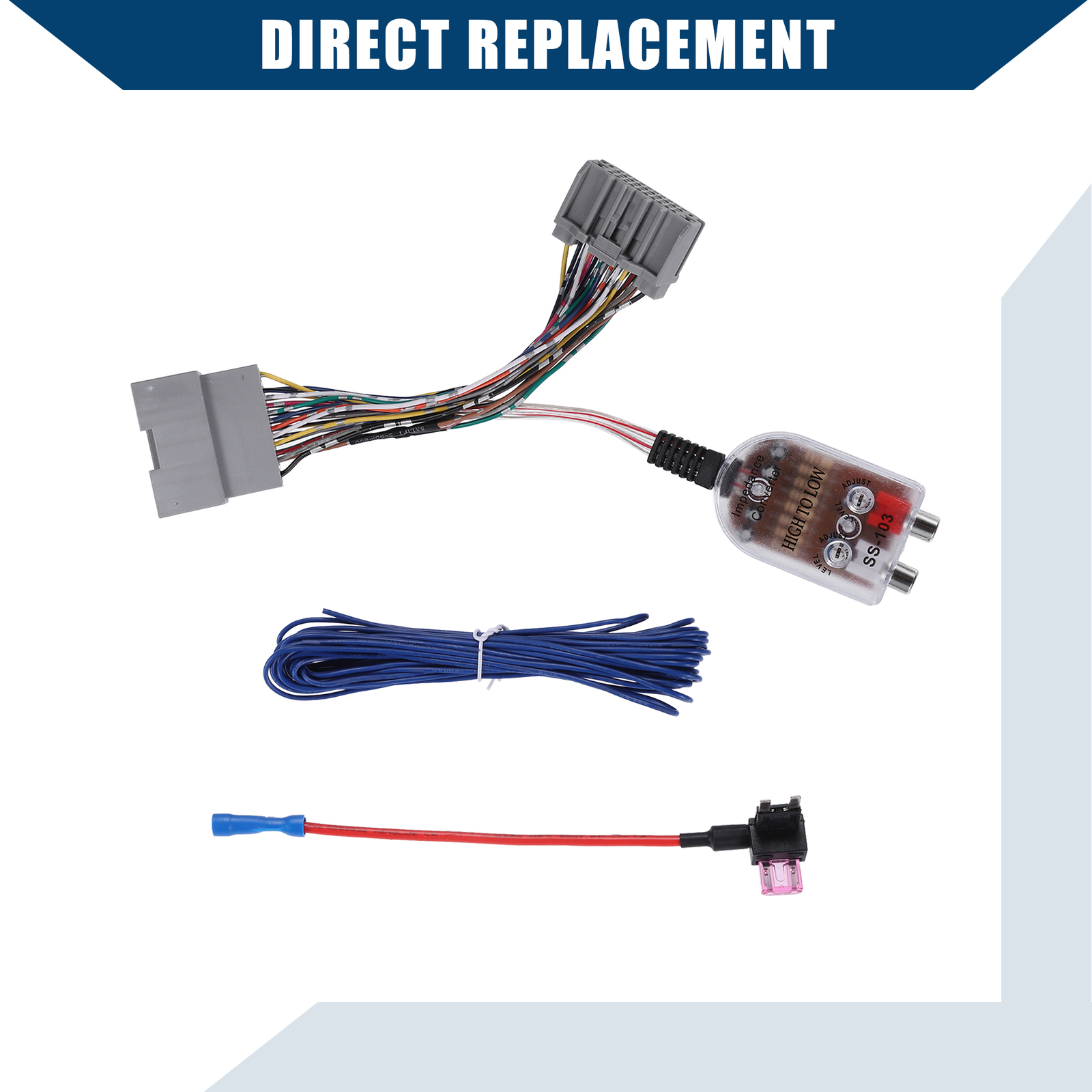 Radio Add a Subwoofer Amplifier Harness for Chrysler 200 for Dodge for