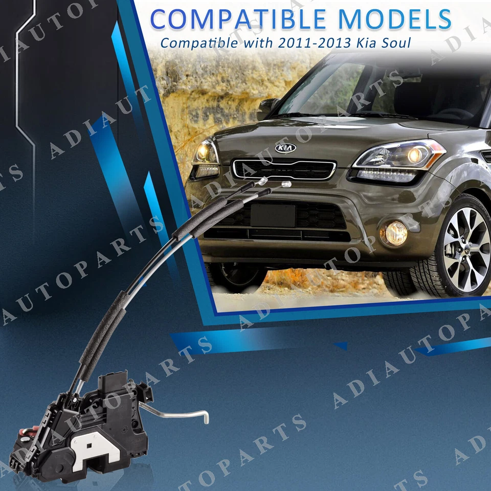 Front Right Passenger Side Door Lock Latch Actuator fit Kia Soul 2011-2013 - Image 3 of 4