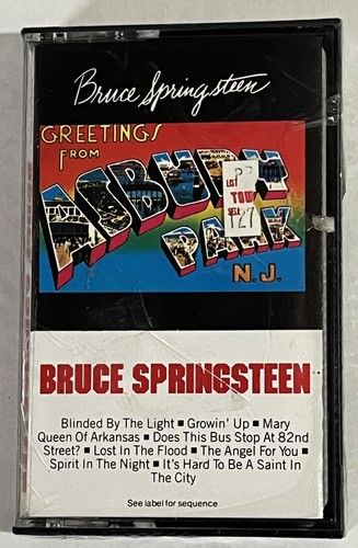 Bruce Springsteen-Greetings From Asbury Park, NJ US Cassette-SEALED! - Picture 1 of 2