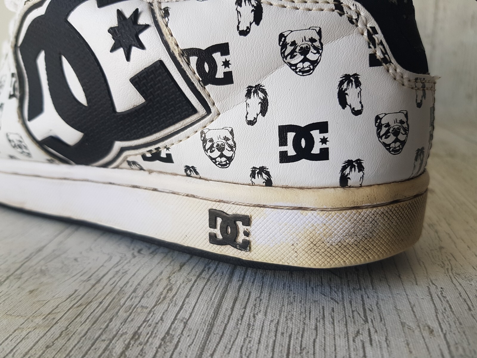 Rob Dyrdek DC Shoes Meaty Dog Mini Horse 2008 skate shoes rare uk mens 7.5 image 6