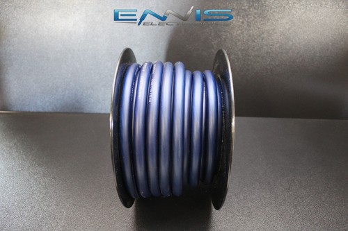 2 GAUGE WIRE 25 FT BLUE PRIMARY POWER GROUND STRANDED AWG CABLE BATTERY AUDIO - Picture 3 of 5