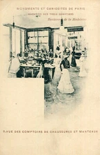 Curiosities PARIS shops of the three quarters view countertops shoes coats