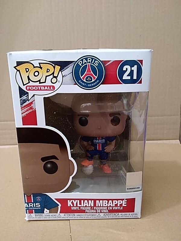 Funko 39828 Pop. Vinilo Fútbol - Figura Coleccionable Kylian Mbapp Psg, Multicolo