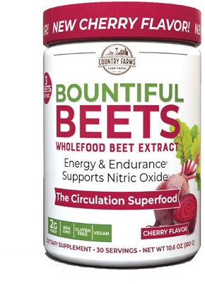 Country Farms Bountiful Beets The Circulation Superfood Natural 10.6 oz 3 Pack