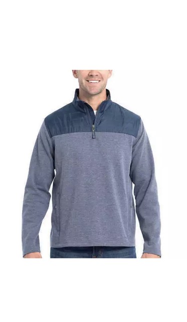eddie bauer mixed media pullover