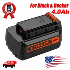 4.0Ah Replace for Black and Decker Lithium Battery 40V LBX2040 LBXR36 LBXR2036