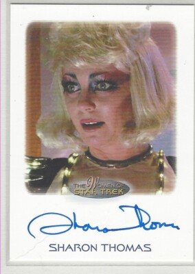 SHARON THOMAS 2021 RITTENHOUSE WOMEN OF STAR TREK ARTS AND IMAGES AUTO NRMT