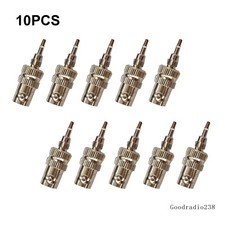 10PCS BNC Jack Antenna Adapter Connector for GP328 GP329 GP338 GP339 Radio